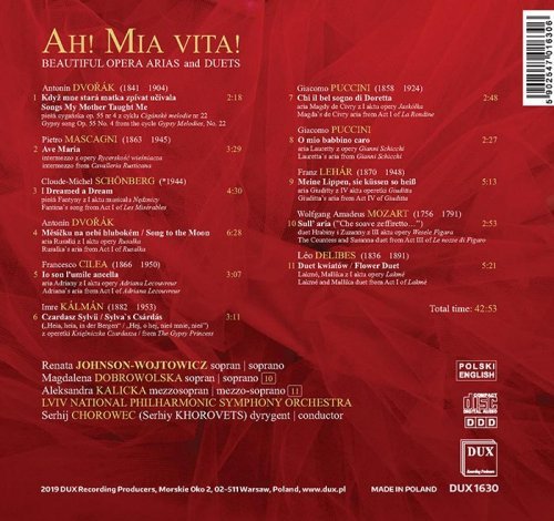Renata Johnson-Wojtowicz – Ah! Mia Vita! (2020)