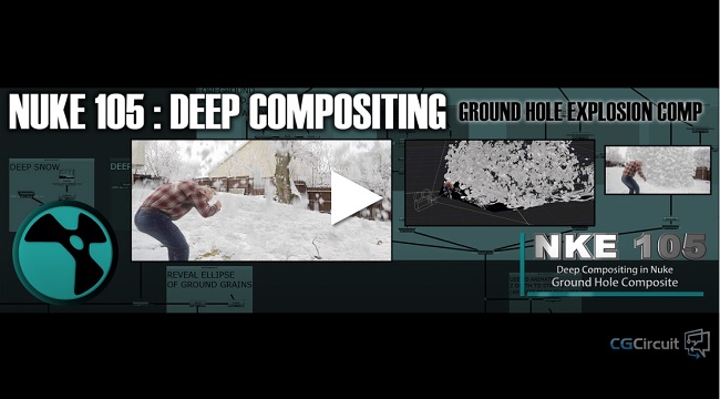 CGCircuit – NKE 105 – Deep Compositing in Nuke – Ground Hole Composite