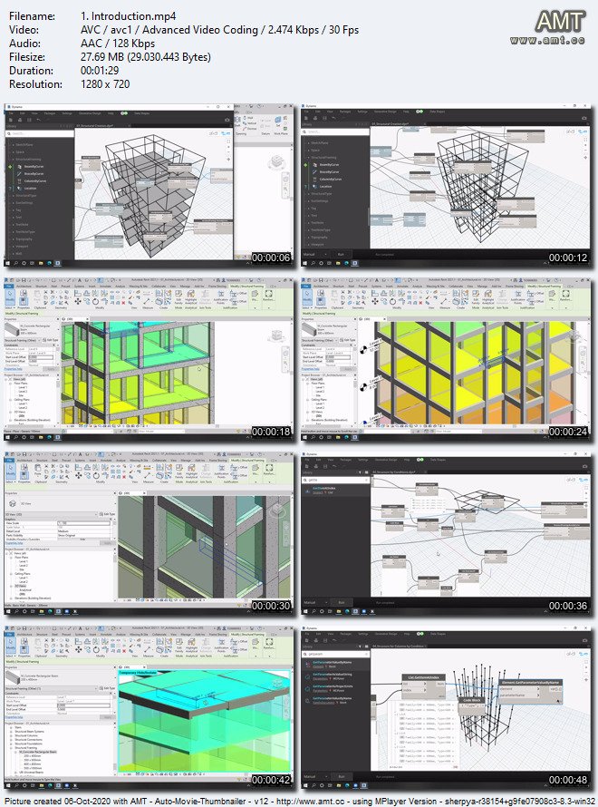 Revit 2021 Structural Creation by Architectural Model Dynamo