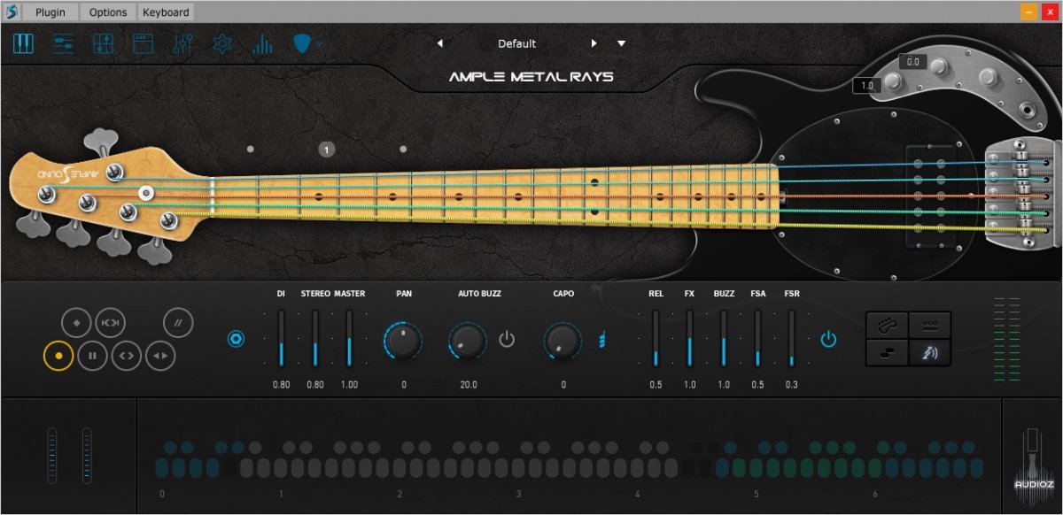 Ample Sound Ample Bass Metal Ray 5 v3.3.0 WIN OSX screenshot