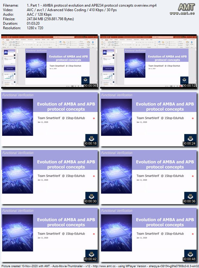 e-Learning AMBA and I2C protocol concepts