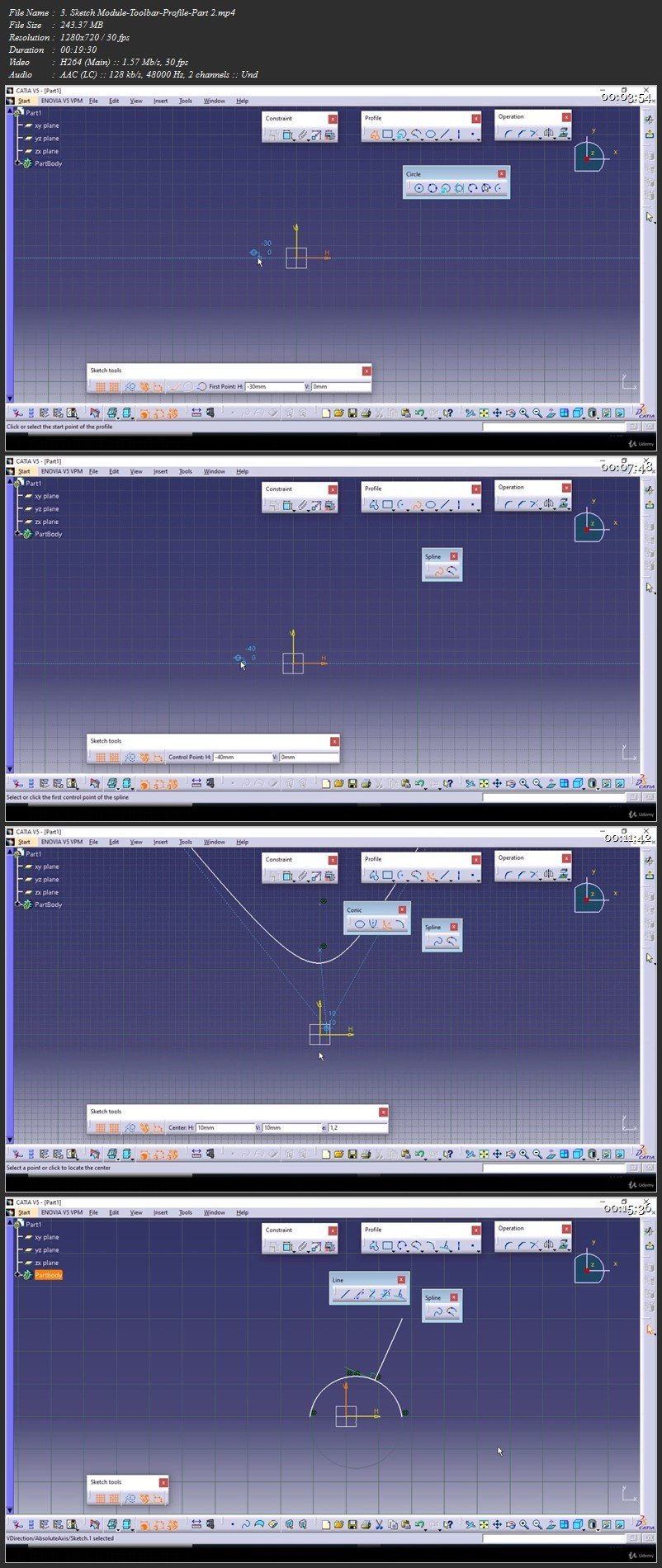 CATIA V5 3D Design & Modeling Course for Beginner
