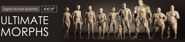 Reallusion – Makeup & SFX, Human Anatomy Set Bonus, Realistic Human Skin and Ultimate Morphs