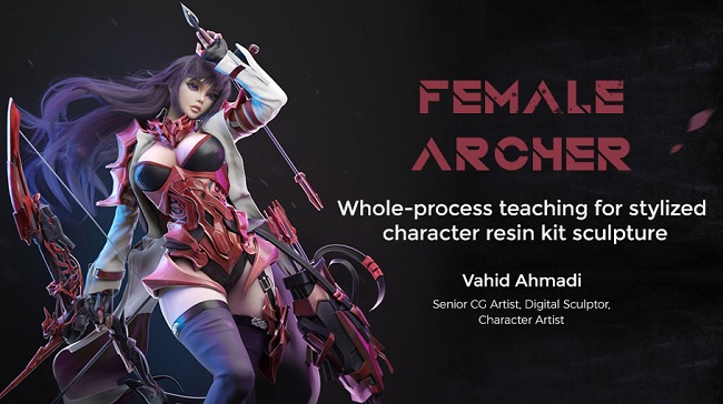 Yiihuu – Stylized Female “Archer” Creating