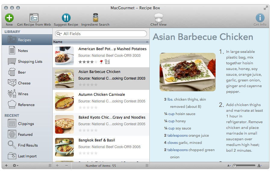 MacGourmet Deluxe 4.3.0 MacOSX