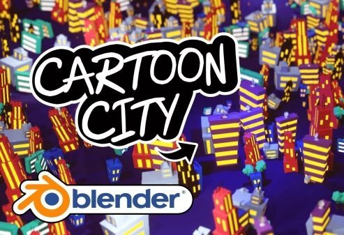 Skillshare – Create A 3D Cartoon City Easy