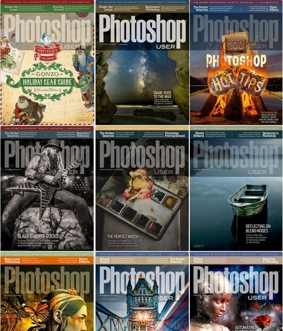 Photoshop User – 2020 Full Year Issues Collection