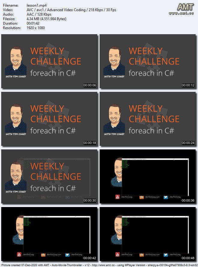 C# Weekly Challenges