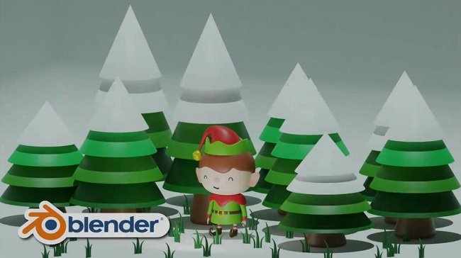 Skillshare – Creating A Cute 3D Little Elf Using Blender
