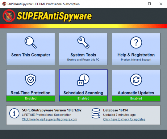 SUPERAntiSpyware Professional X 10.0.1216 Multilingual