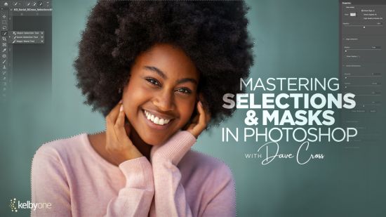Kelbyone – Mastering Selections and Masks in Photoshop