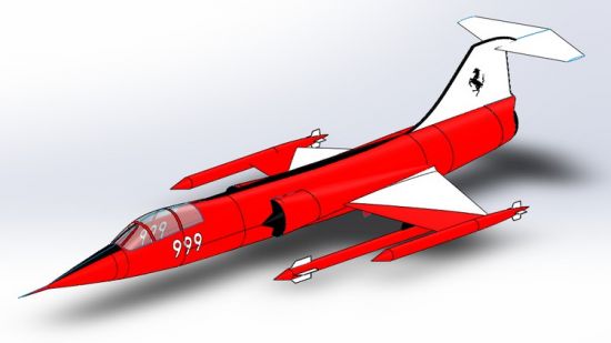 SOLIDWORKS: Lockheed Martin F104 StarFighter