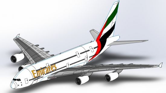 SOLIDWORKS: Airbus A380