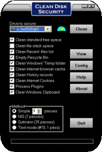 Clean Disk Security 8.10