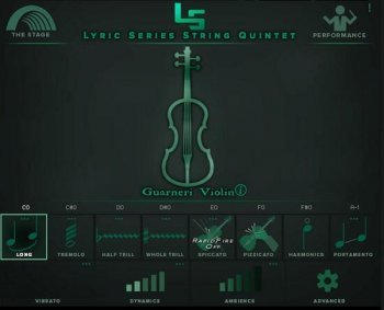 Kirk Hunter Studios Lyric Series String Quintet KONTAKT-DECiBEL screenshot