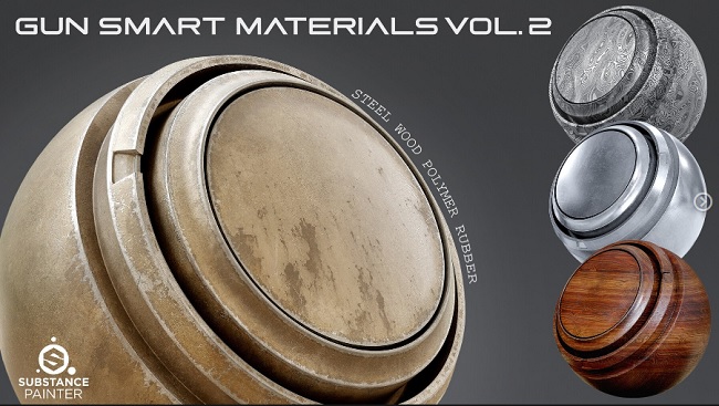 Artstation – Gun Smart Materials vol. 02 – Javad Rajabzade