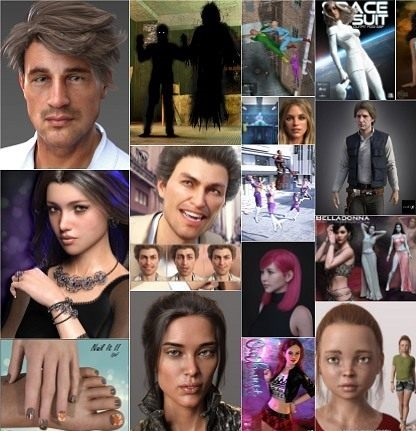 Daz 3D, Poser Bundle 4 November 2021