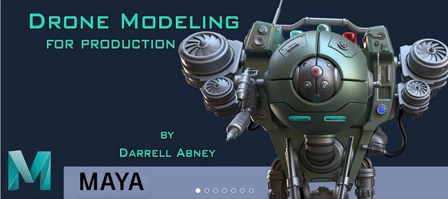 Gumroad – Medical Drone 3d modeling Hard Surface Tutorial Workshop – Maya & Arnold