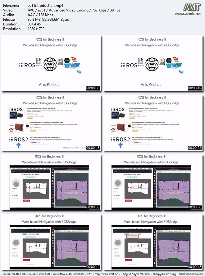 ROS for Beginners III: Web-based Navigation with ROSBridge