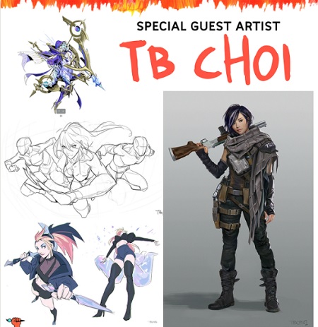 Patreon – TB Choi Drawing Characters in Perspective – Ross Draws Bootcamp