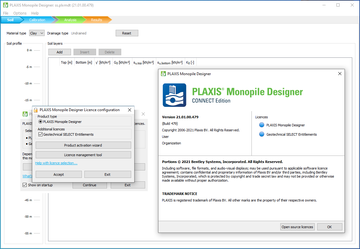 PLAXIS Monopile Designer CONNECT Edition V21 Update 1