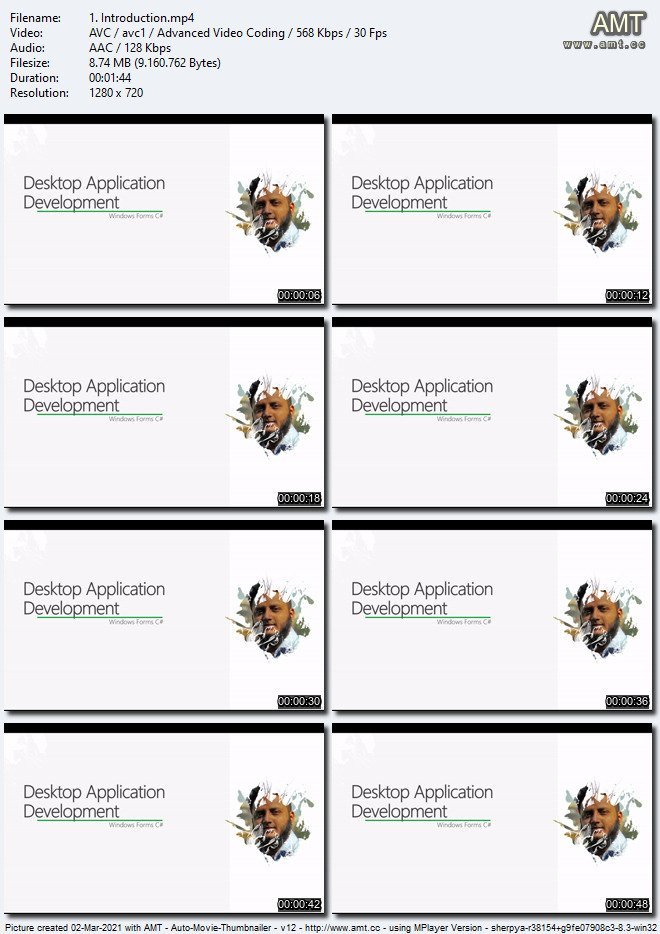 Desktop Application Development Windows Forms C#