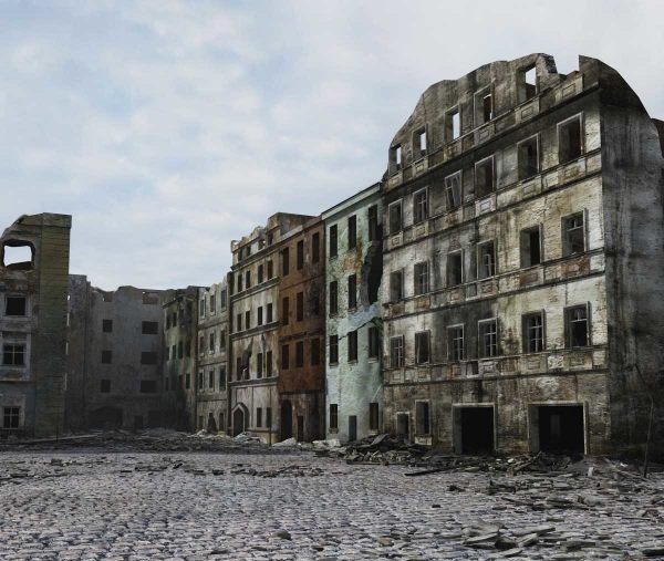 TurboSquid – Ruined City Warsaw WW2 1945 3D-Models