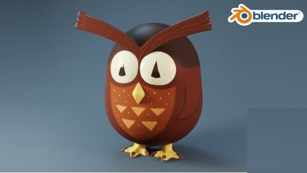 Skillshare – Blender 3D – Create a Cartoon Owl