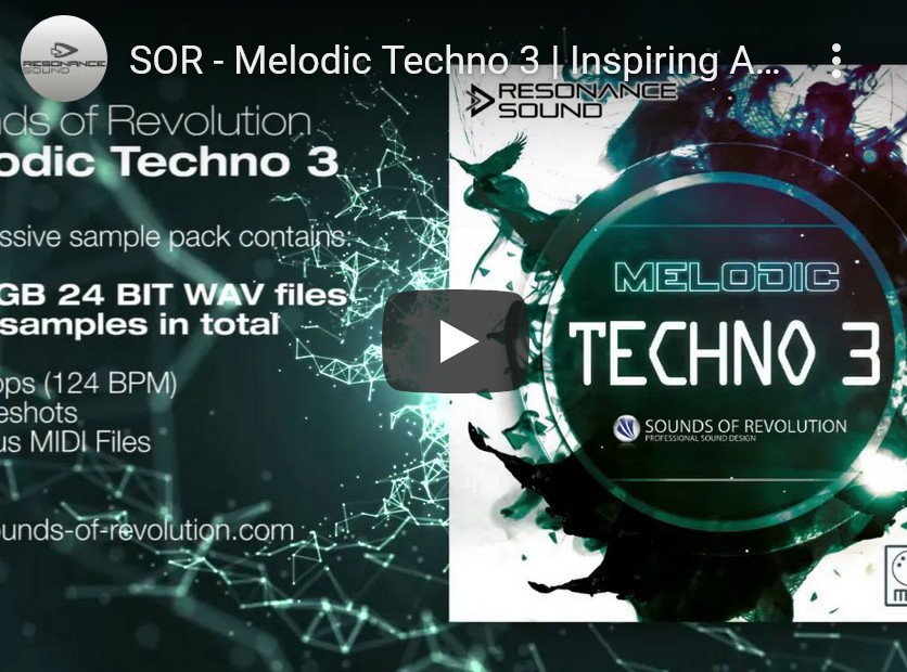 Sounds Of Revolution Melodic Techno 3 WAV MiDi-DISCOVER