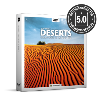 Boom Library Deserts – Weather & Wildlife STEREO & SURROUND WAV