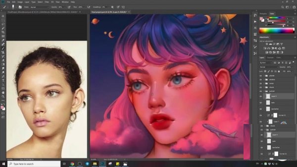 Domestika – Lighting and Color for Digital Portraits in Photoshop