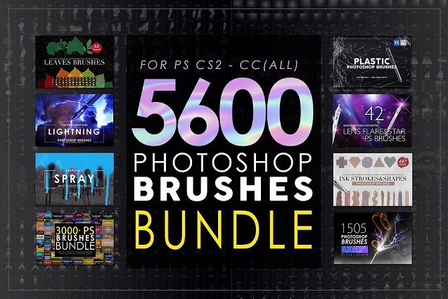 CreativeMarket – 5600 Photoshop Brushes Bundle