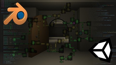 C# Procedural Random Dungeon Generator in Unity 3D & Blender