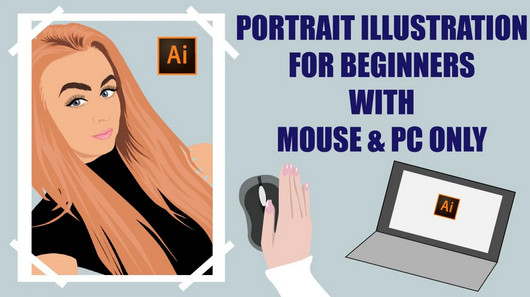 How to Draw Portrait in Adobe Illustrator for Beginners