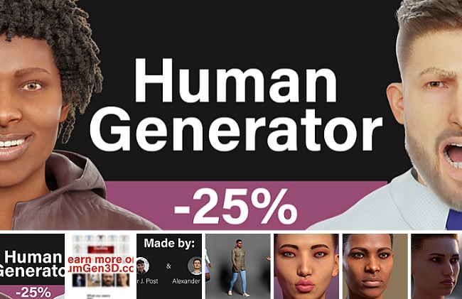 Blender Marketplace – Human Generator V1.0