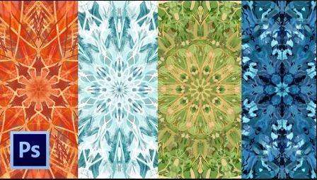 Digital Illustration: Colorful Mandalas On Photoshop Inspired By Nature