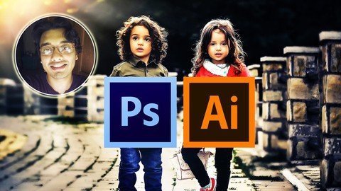 Photoshop and Illustrator MasterCourse : 100+ Projects