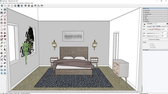 Skillshare – SketchUp 2021 Quick Start: How to Model Your Bedroom