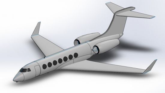 SolidWorks: Gulfstream G550