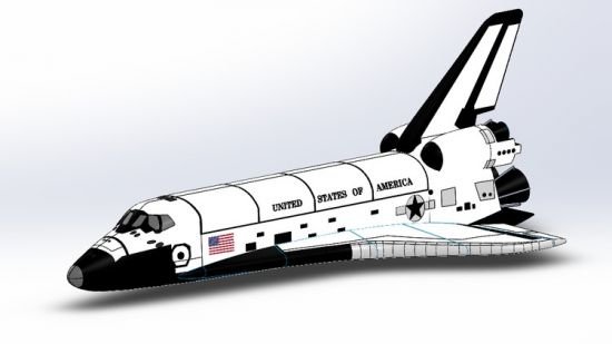Solidworks: Nasa Ov-120 Space Shuttle