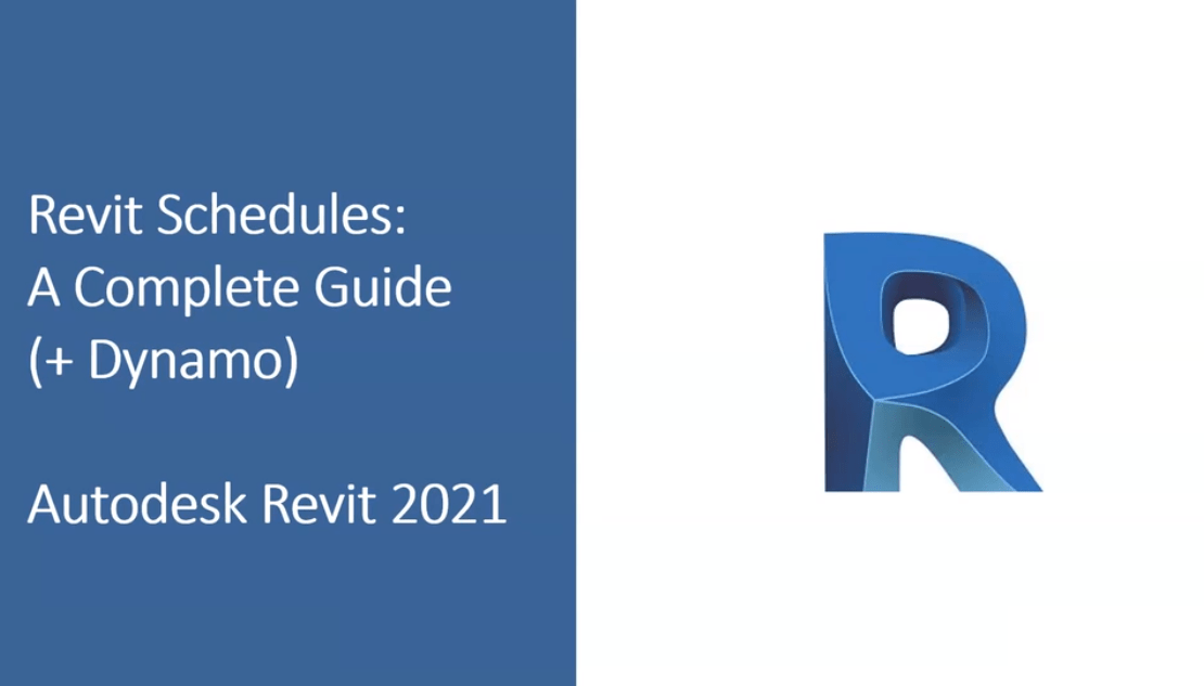 Revit Schedules – A Complete Guide (+ Dynamo)