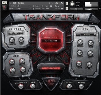 Hidden Path Audio Tranzform KONTAKT-FANTASTiC screenshot