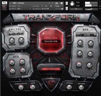 Hidden Path Audio Tranzform KONTAKT-FANTASTiC screenshot