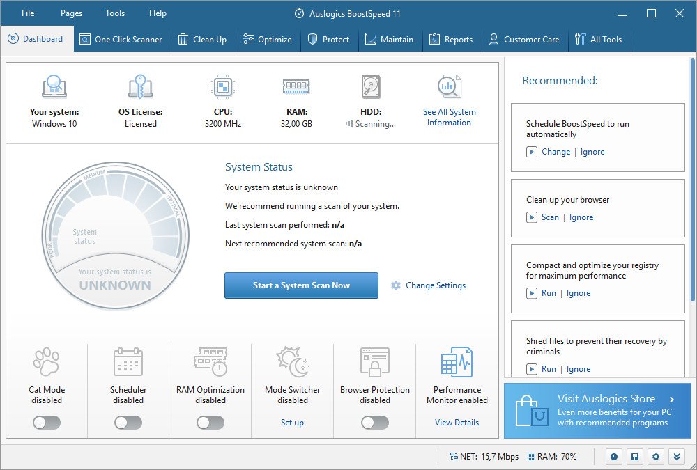 Auslogics BoostSpeed 11.0.1.2