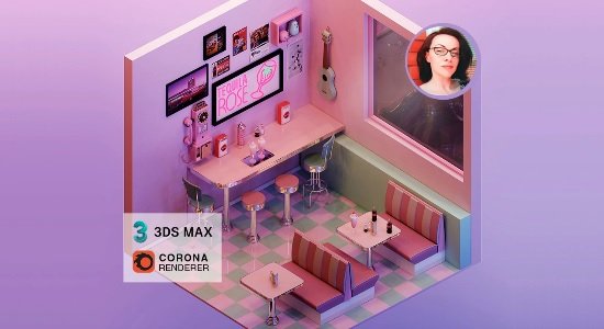 Rendering an Isometric Retro Diner