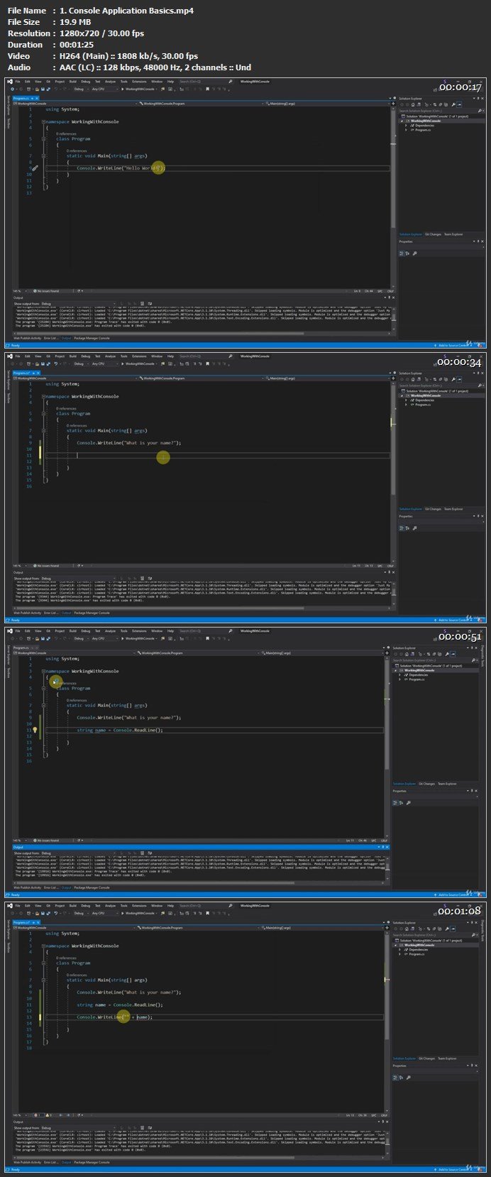 C# Basics - Learn the building blocks of programming