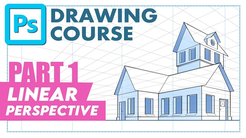 Photoshop Drawing Course Part #1: Linear Perspective