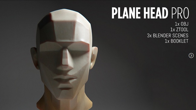 Artstation – Plane Head Pro Bundle: Model + PDF Booklet + Cheat Sheets