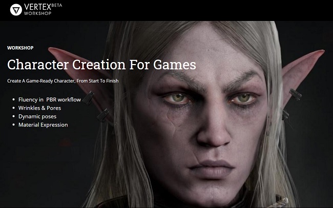 Vertex Workshop – Character Creation For Games by Ackeem Durrant