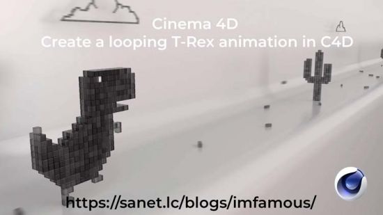 Cinema 4D – Create a looping T-Rex animation in C4D